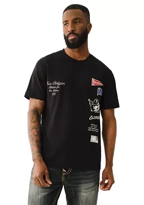 Men's Collegiate Logo Heavyweight Short Sleeve T-Shirt