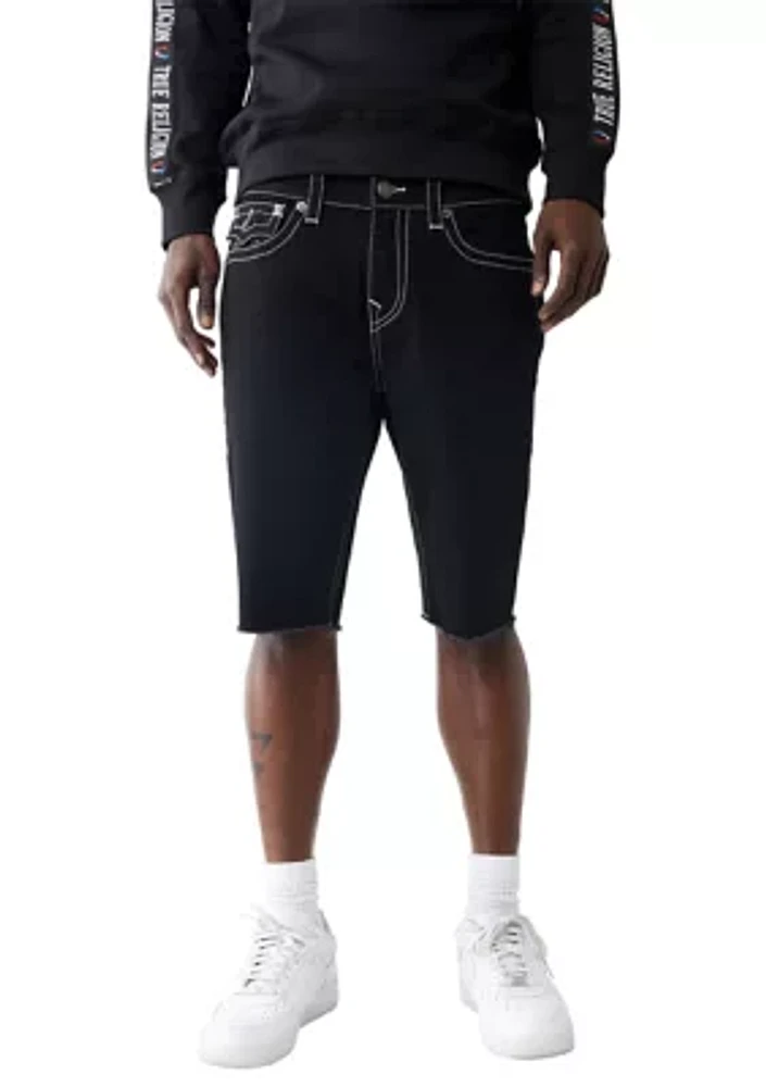 Men's Ricky Frayed Denim Shorts