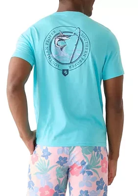 Short Sleeve Fishing Graphic T-Shirt