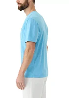 Short Sleeve Crew Neck Pocket T-Shirt