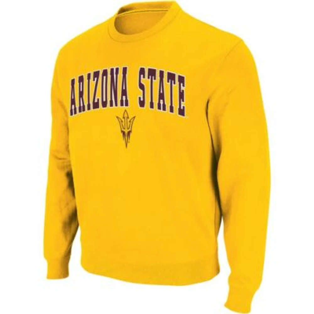 NCAA Arizona State Sun Devils Arch & Logo Crew Neck Sweatshirt