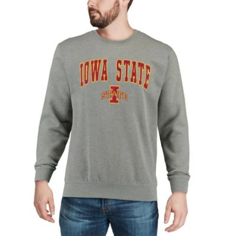NCAA Iowa State Cyclones Arch & Logo Crew Neck Sweatshirt