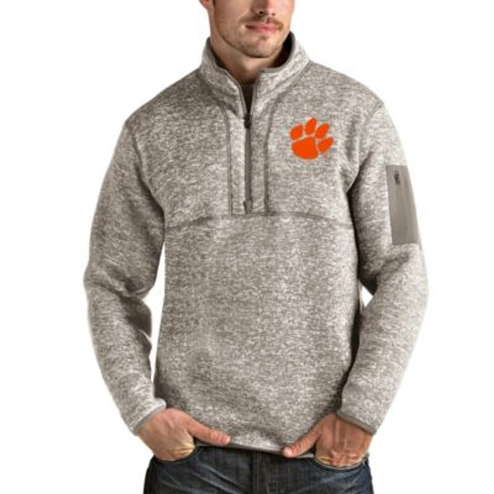 NCAA Clemson Tigers Fortune Half-Zip Pullover Jacket