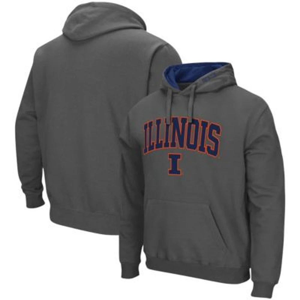 NCAA Illinois Fighting Illini Arch & Logo 3.0 Pullover Hoodie