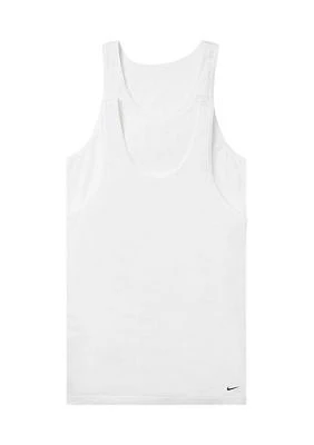 Dri-Fit Essential Cotton Stretch Tank Top Undershirts - 2 Pack