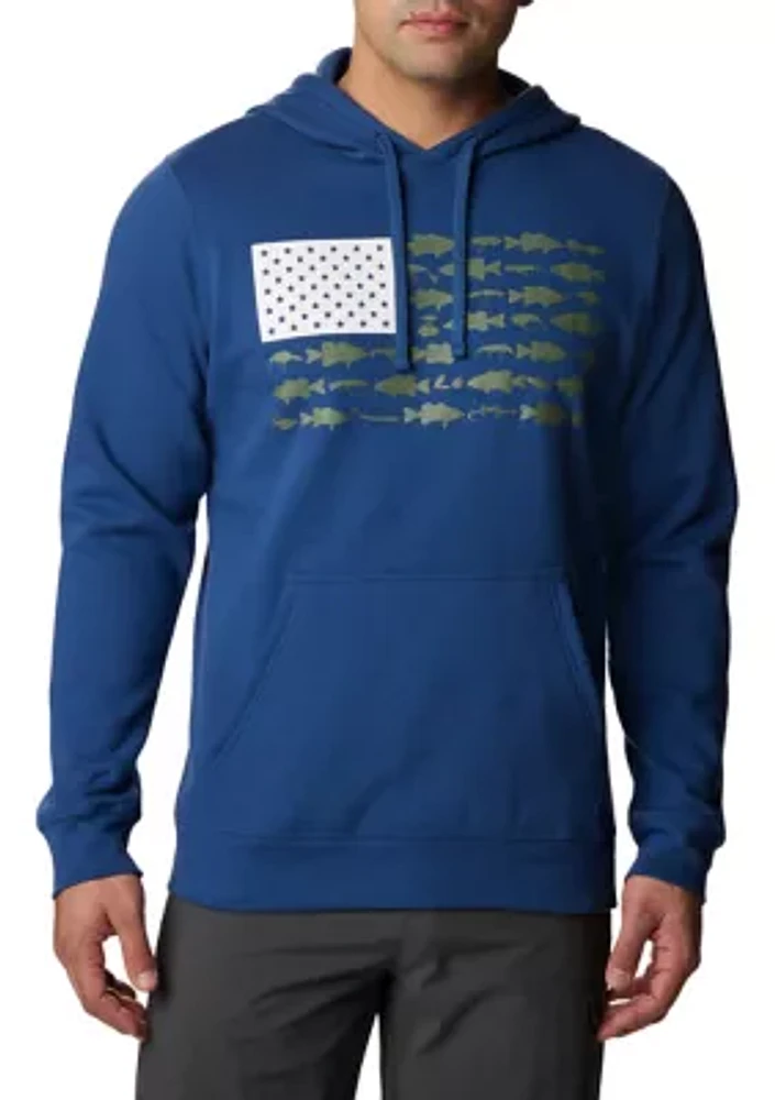 Men's Tall PFG™ Fish Flag II Hoodie