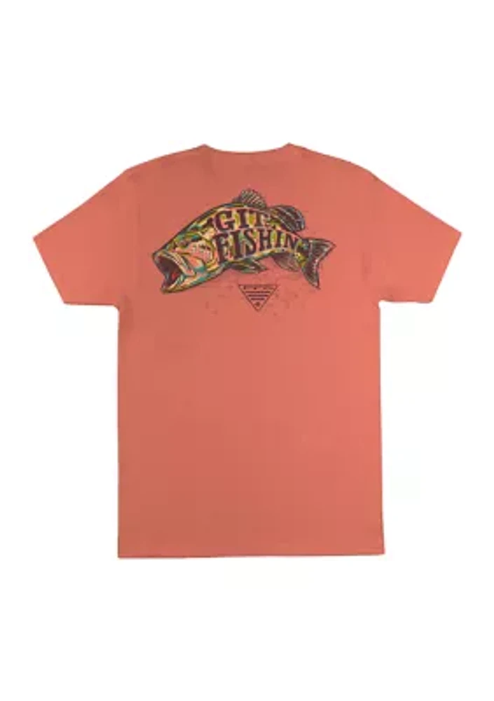 Short Sleeve Git Fishin' Graphic T-Shirt