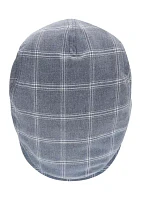 Plaid Cotton Flat Cap Ivy Hat