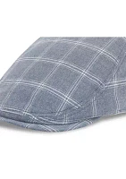 Plaid Cotton Flat Cap Ivy Hat