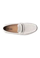 Corby Moc Toe Saddle Slip On Loafers