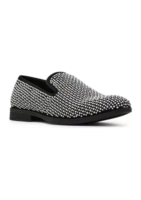 Suppor Studded Smoking Slipper Loafers