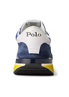 Train 89 Logo Suede and Oxford Sneakers
