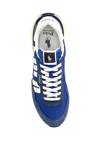 Train 89 Logo Suede and Oxford Sneakers