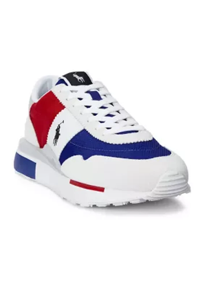 Train 89 Suede and Oxford Sneakers