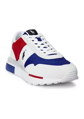 Train 89 Suede and Oxford Sneakers
