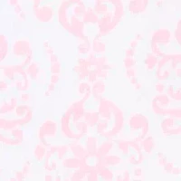 Baby Girls 2-Piece Pink Damask Footie Set