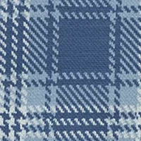 Baby Boys Plaid Printed Coverall with Socks