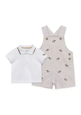 Baby Boys Puppies Shortall Set