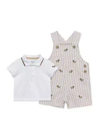 Baby Boys Puppies Shortall Set