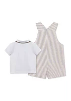 Baby Boys Puppies Shortall Set