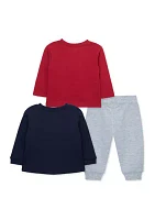 Baby Boys Construction Graphic 3 Piece Play Set