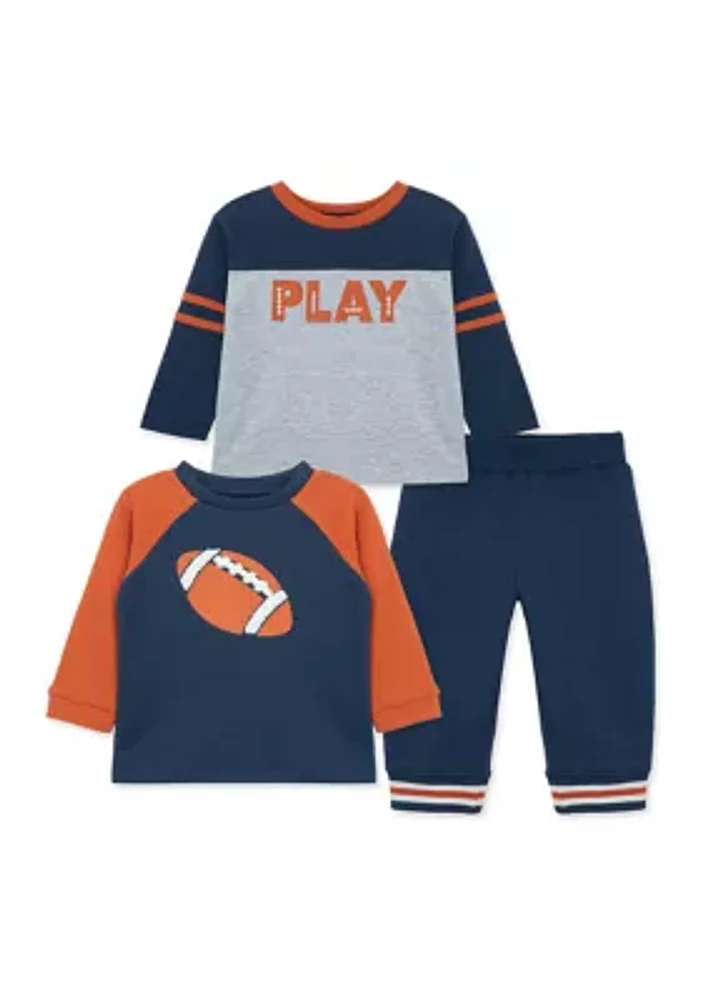 Baby Boys Football Graphic 3 Piece Play Set
