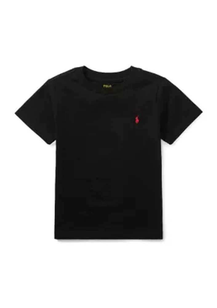 Boys 2-7 Cotton Jersey Crew Neck T-Shirt