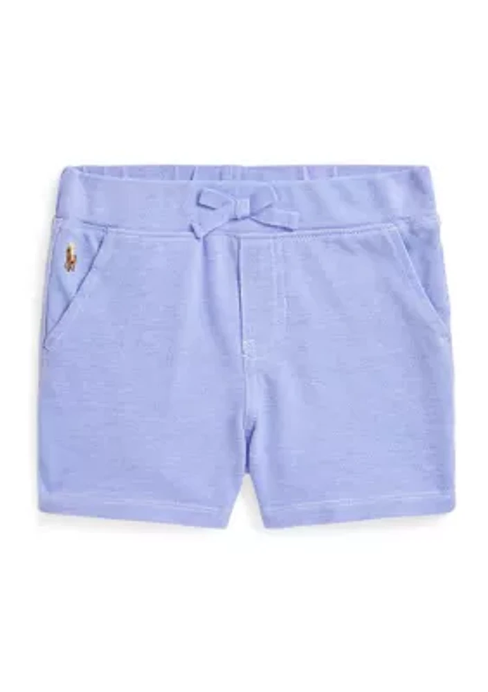 Baby Boys Knit Cotton Oxford Shorts