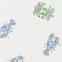 Baby Boys Crab Print Soft Cotton Polo Bodysuit