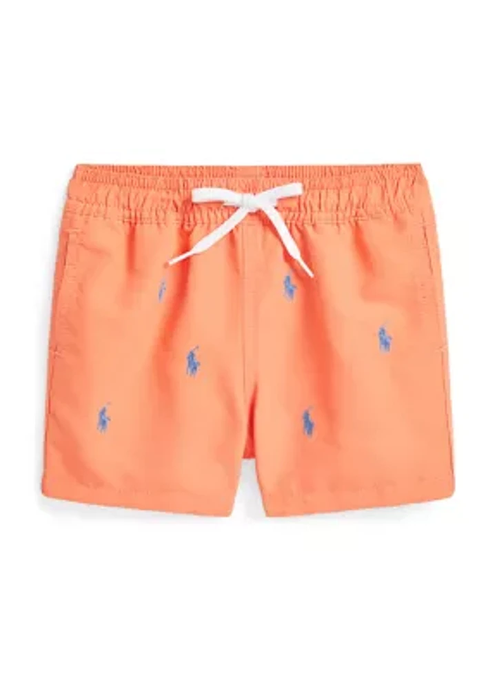 Baby Boys Traveler Polo Pony Swim Trunks