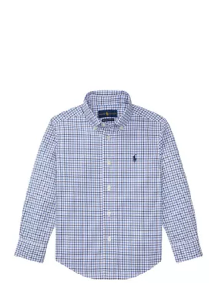 Boys 2-7 Cotton Poplin Sport Shirt