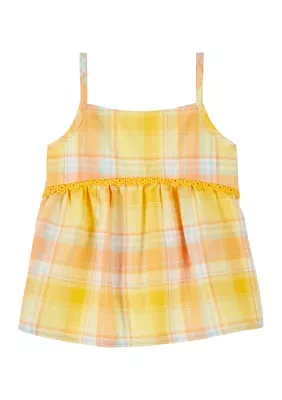 Baby Girls 2-Piece Gingham Set