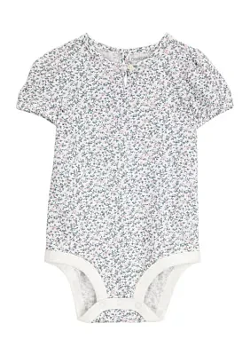 Baby Girls Floral Printed Bodysuit