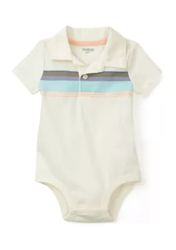 Baby Boys Polo Bodysuit