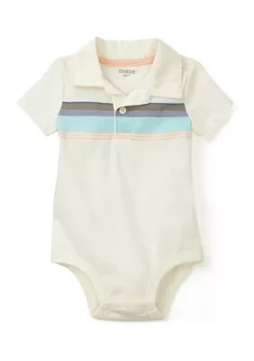 Baby Boys Polo Bodysuit