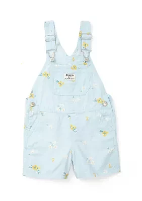 Toddler Girls Woven Shortall