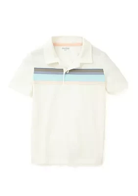 Toddler Boys Short Sleeve Knit Polo Shirt