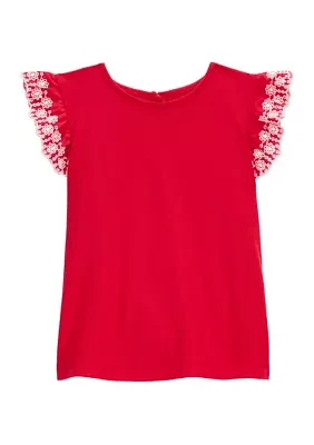 Baby Girls Eyelet Top