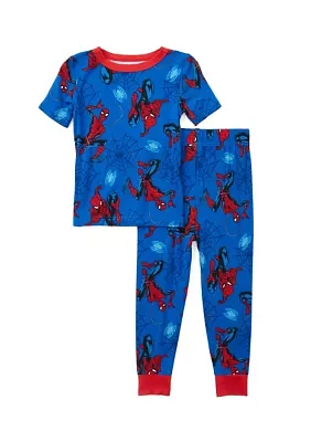 Toddler Boys Spidey Stars Pajama Set