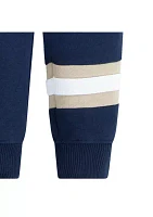 Baby Boys Varsity Knit Graphic Sweatshirt and Joggers Set
