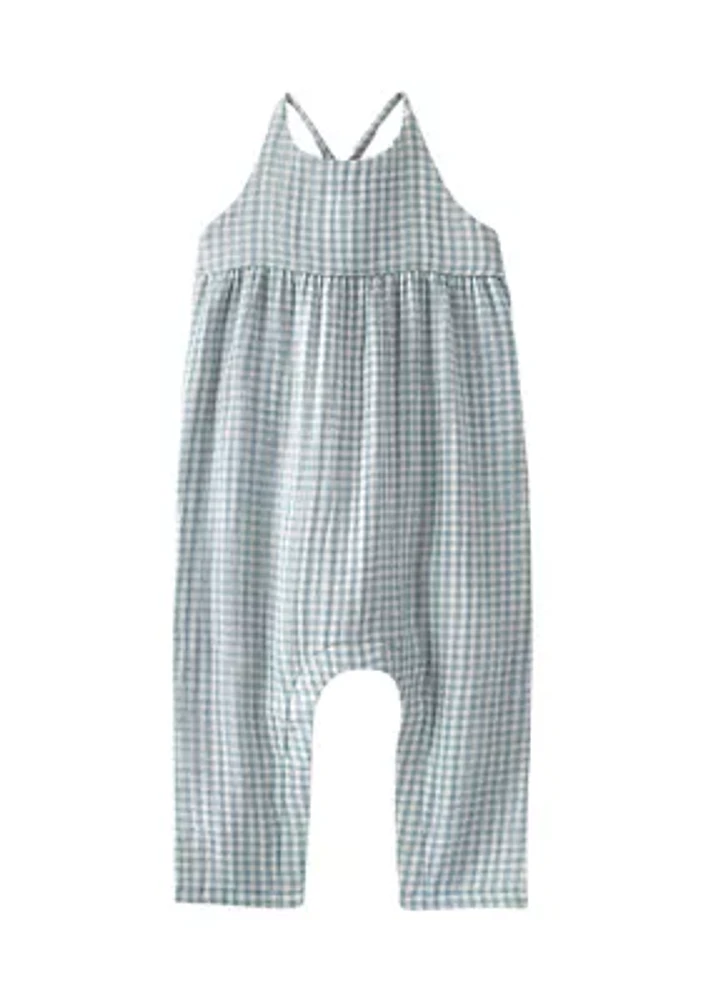 Baby Girls Gauze Jumpsuit