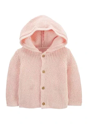 Baby Girls Solid Cardigan