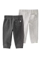 Baby Girls Thermal Pants - 2 Pack