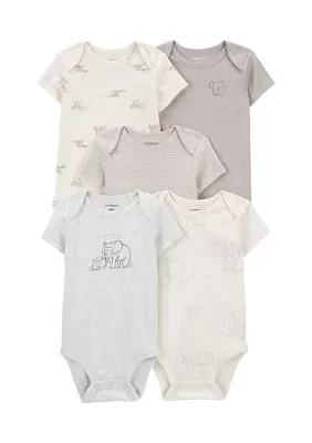 Baby Boys 5-Pack of Bodysuits