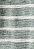 Baby Girls Sweater Knit Striped Bodysuit