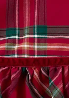Baby Girls Plaid Printed Dress