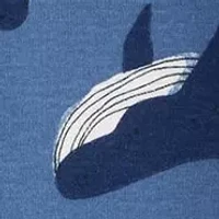 Baby Boys Whale Printed Footie Pajamas