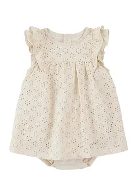 Baby Girls Eyelet Sunsuit