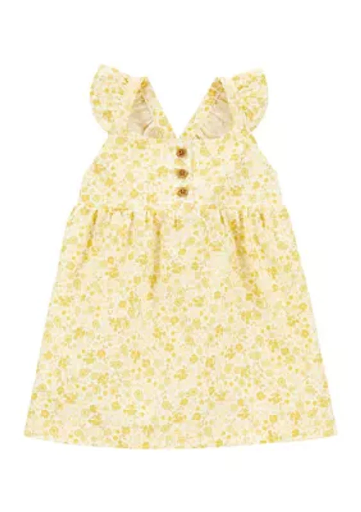 Baby Girls Floral Printed Dress