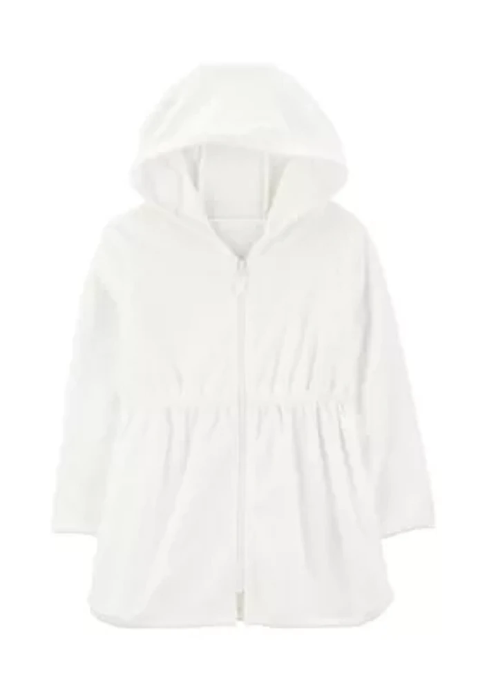 Baby Girls Hooded Cover-Up